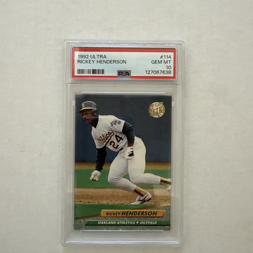 1992 Ultra Rickey Henderson #114 card