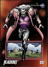 1992 Universe Blackout #140 card
