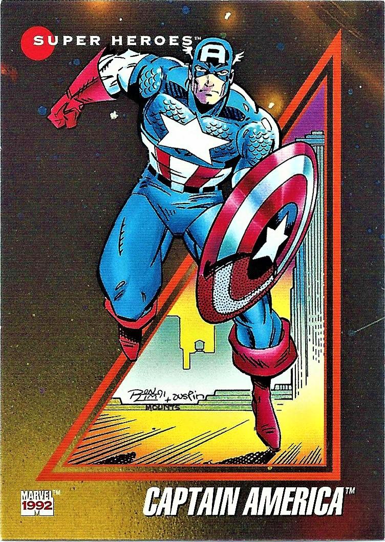 1992 Universe Captain America #37 card