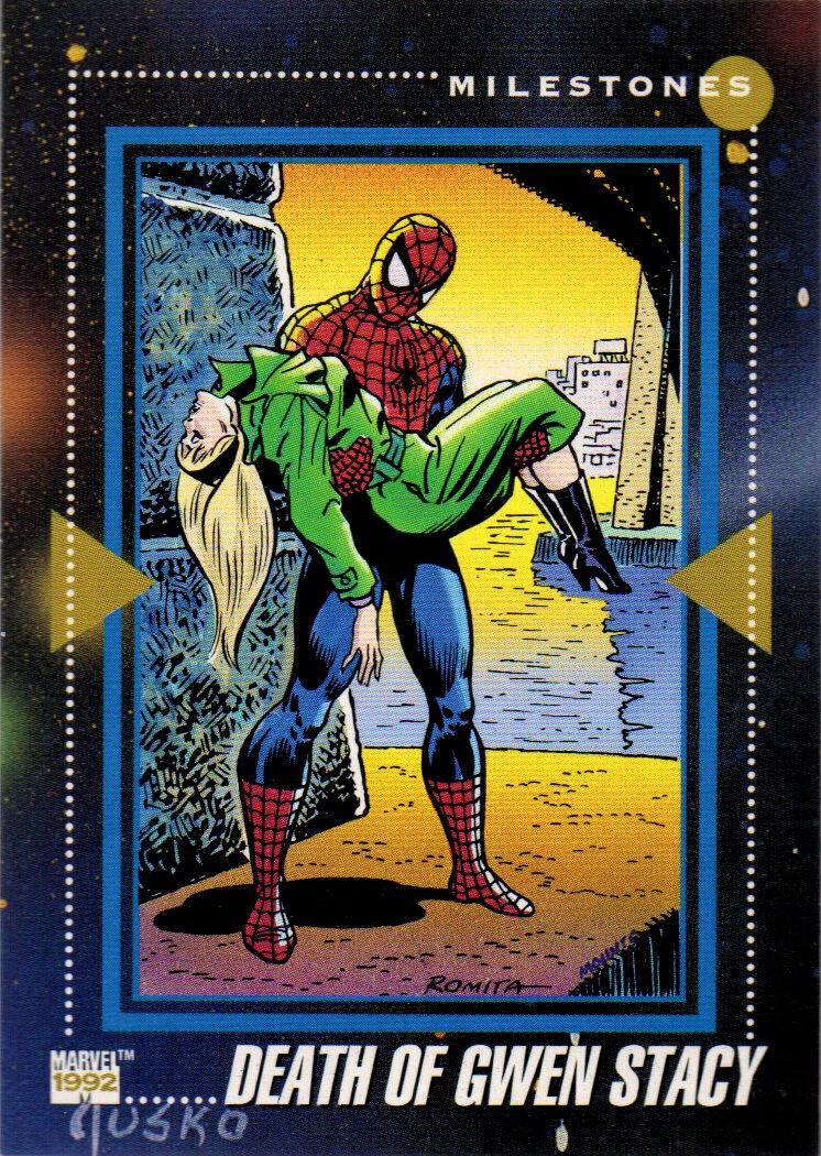 1992 Universe Death of Gwen Stacy #197 card
