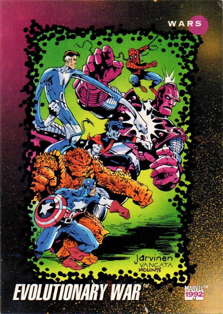 1992 Universe Evolutionary War #185 card