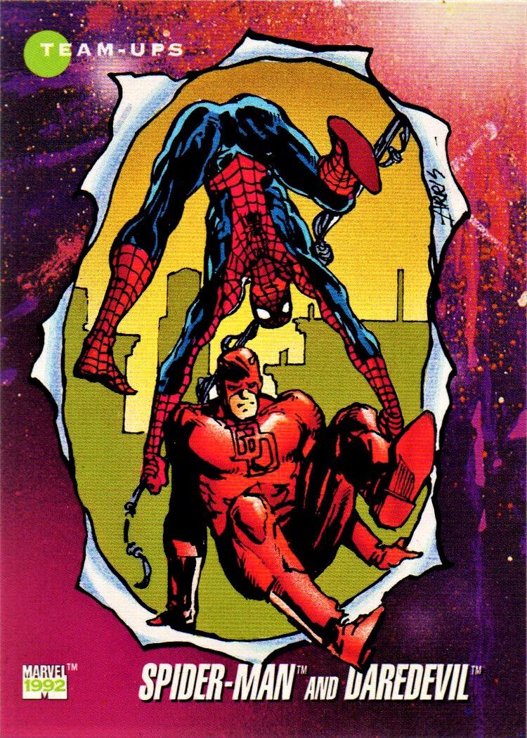 1992 Universe Spider-Man and Daredevil #97 card