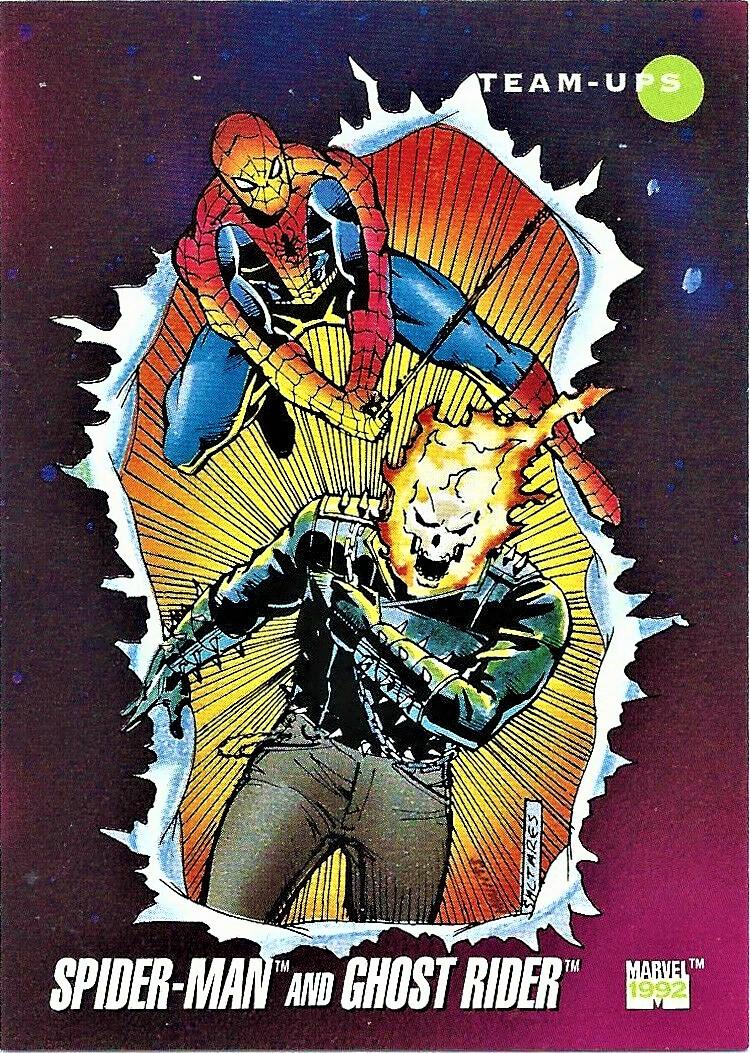 1992 Universe Spider-Man and Ghost Rider #72 card