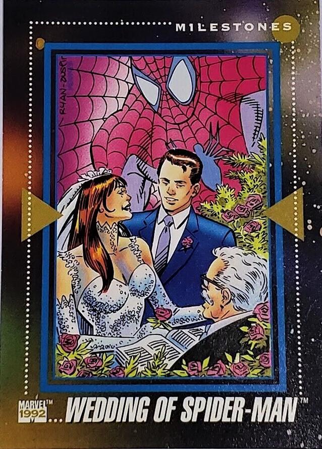 1992 Universe Wedding of Spider-Man #199 card