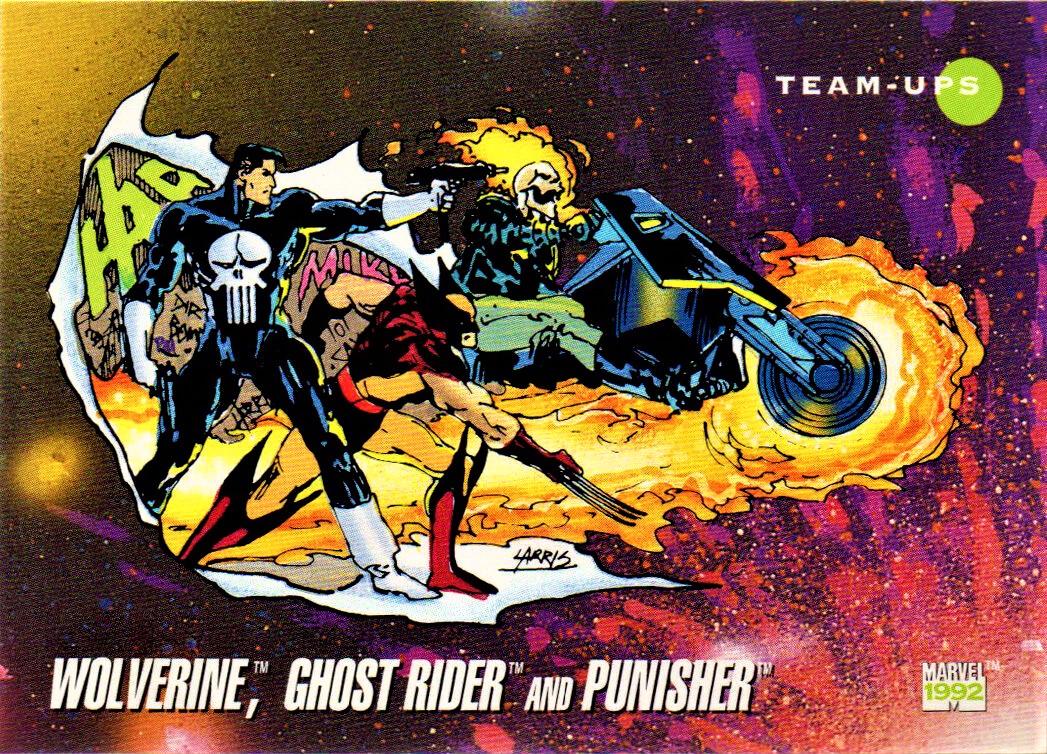 1992 Universe Wolverine, Ghost Rider and Punisher #88 card