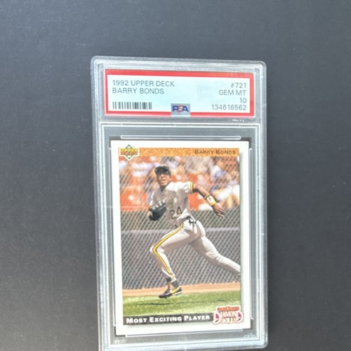 1992 Upper Deck Barry Bonds #721 card
