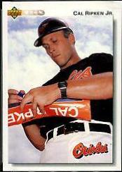 1992 Upper Deck Cal Ripken Jr. #165 card