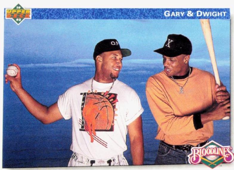 1992 Upper Deck Dwight Gooden / Gary Sheffield #84 card