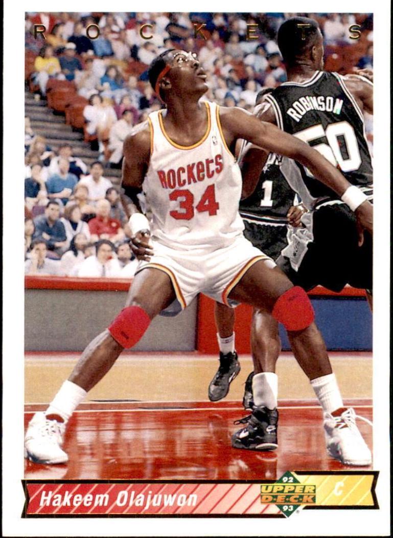 1992 Upper Deck Hakeem Olajuwon #136 card