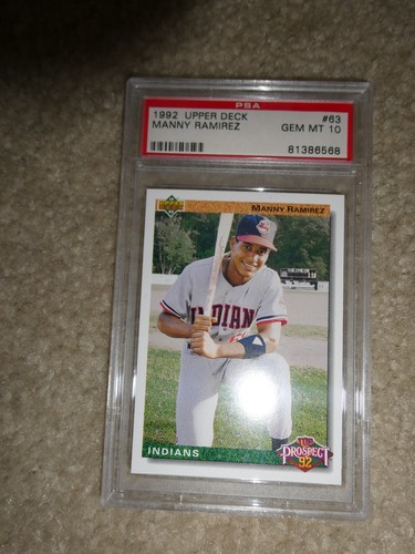 1992 Upper Deck Manny Ramirez #63 card