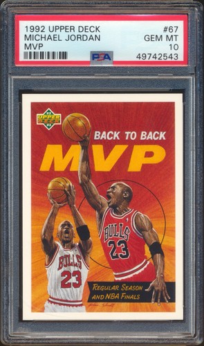 1992 Upper Deck Michael Jordan #67 card