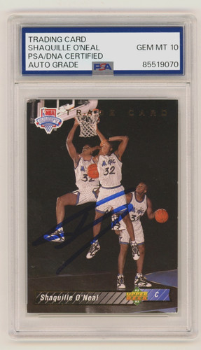 1992 Upper Deck Shaquille O'Neal [Trade Card] #1 card