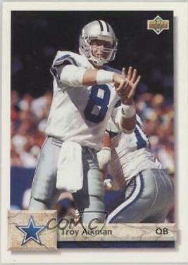 1992 Upper Deck Troy Aikman #597 card