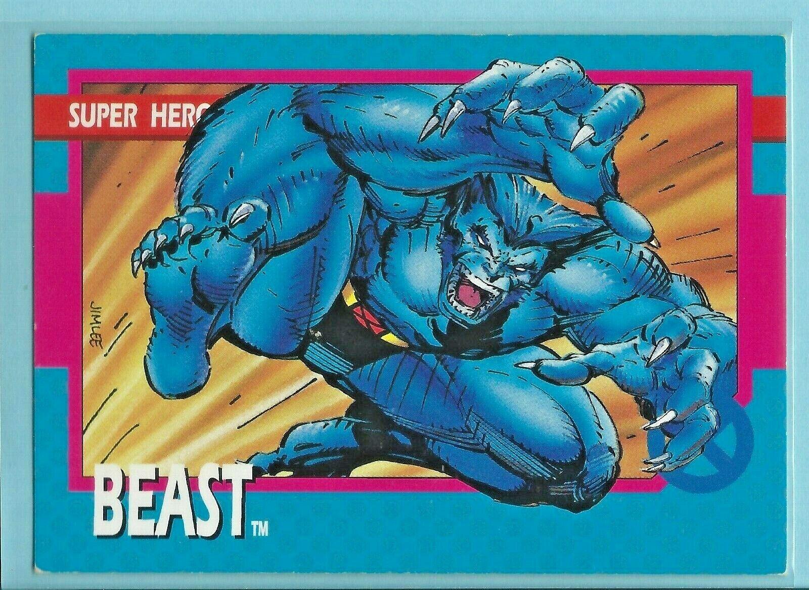 1992 X-Men Series 1 Beast #1 card