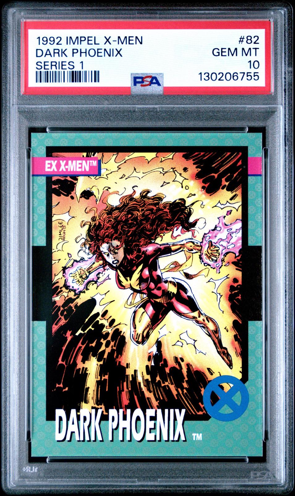 1992 X-Men Series 1 Dark Phoenix #82 card