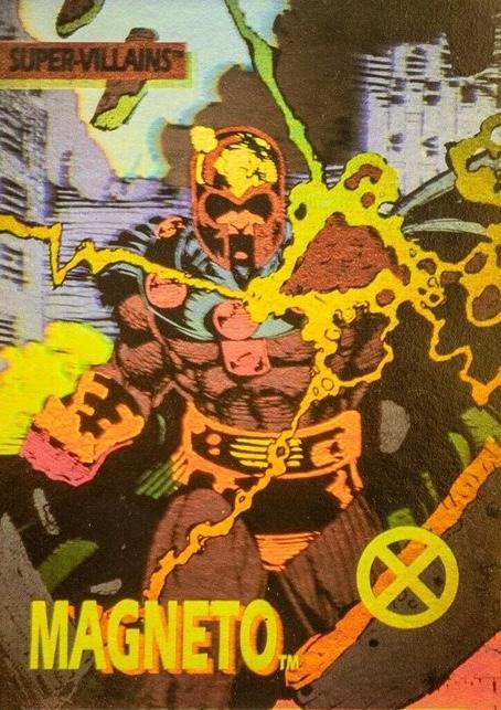 1992 X-Men Series 1 Hologram Magneto #XH-4 card