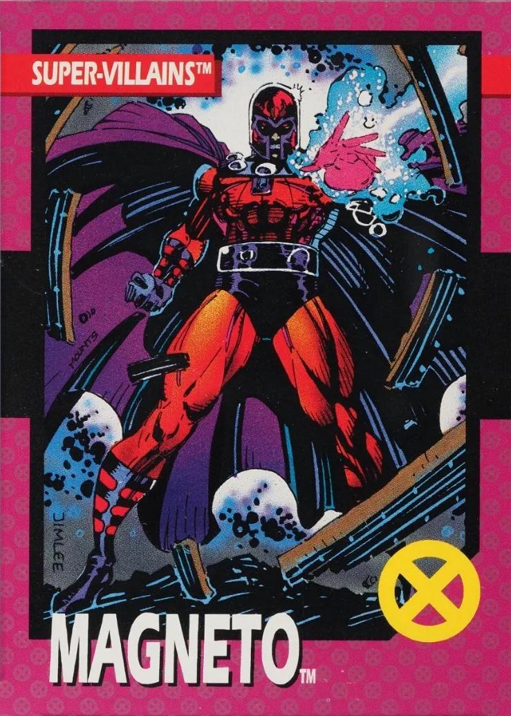 1992 X-Men Series 1 Magneto #41 card