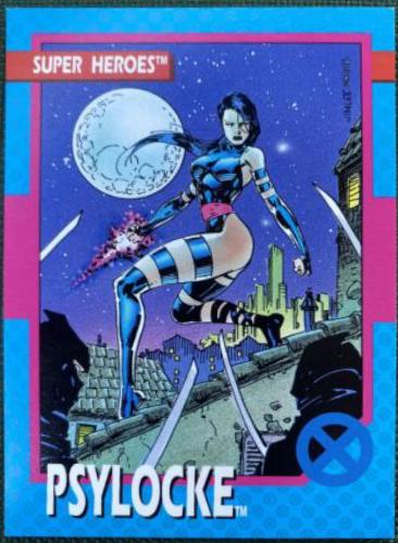 1992 X-Men Series 1 Psylocke #12 card