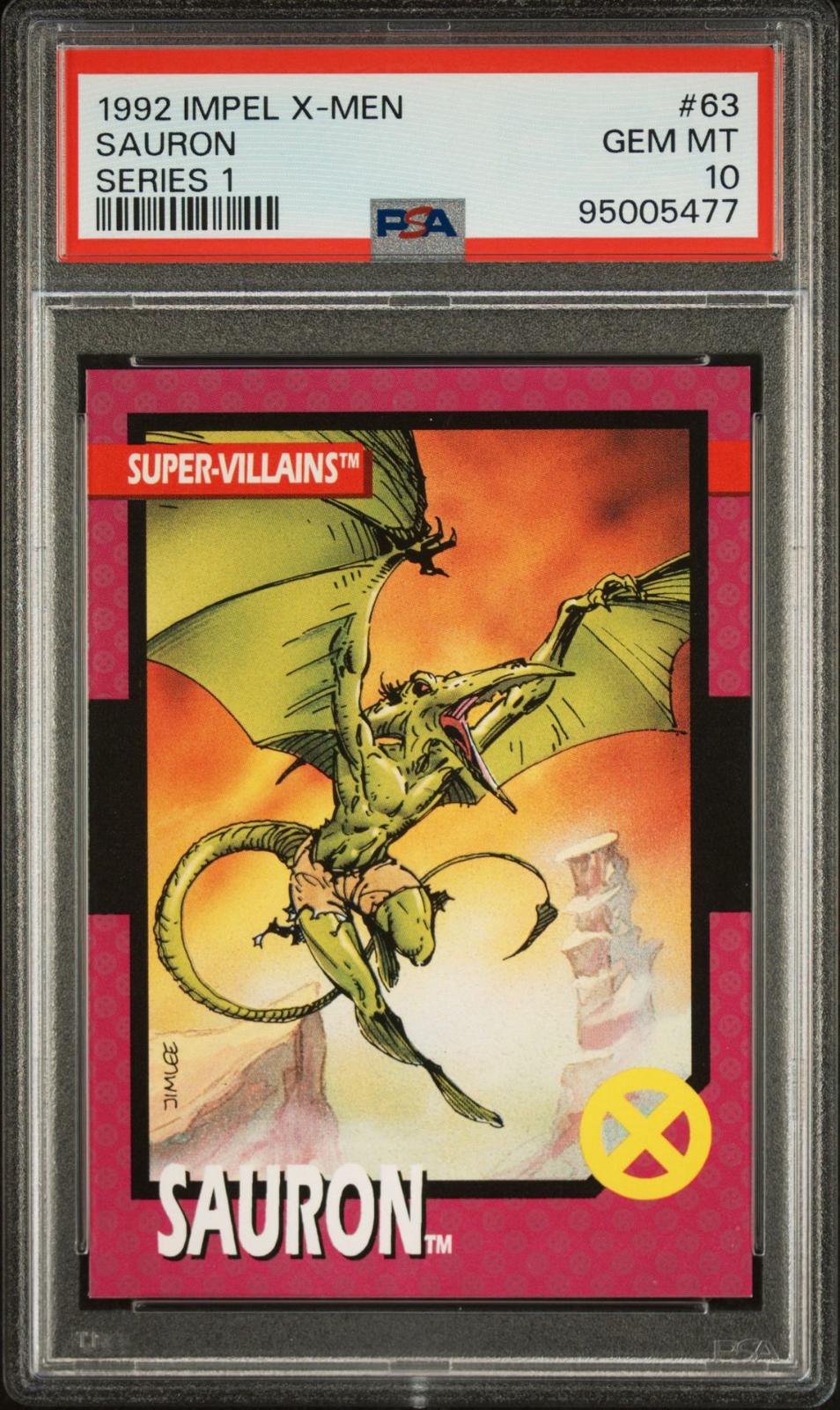 1992 X-Men Series 1 Sauron #63 card