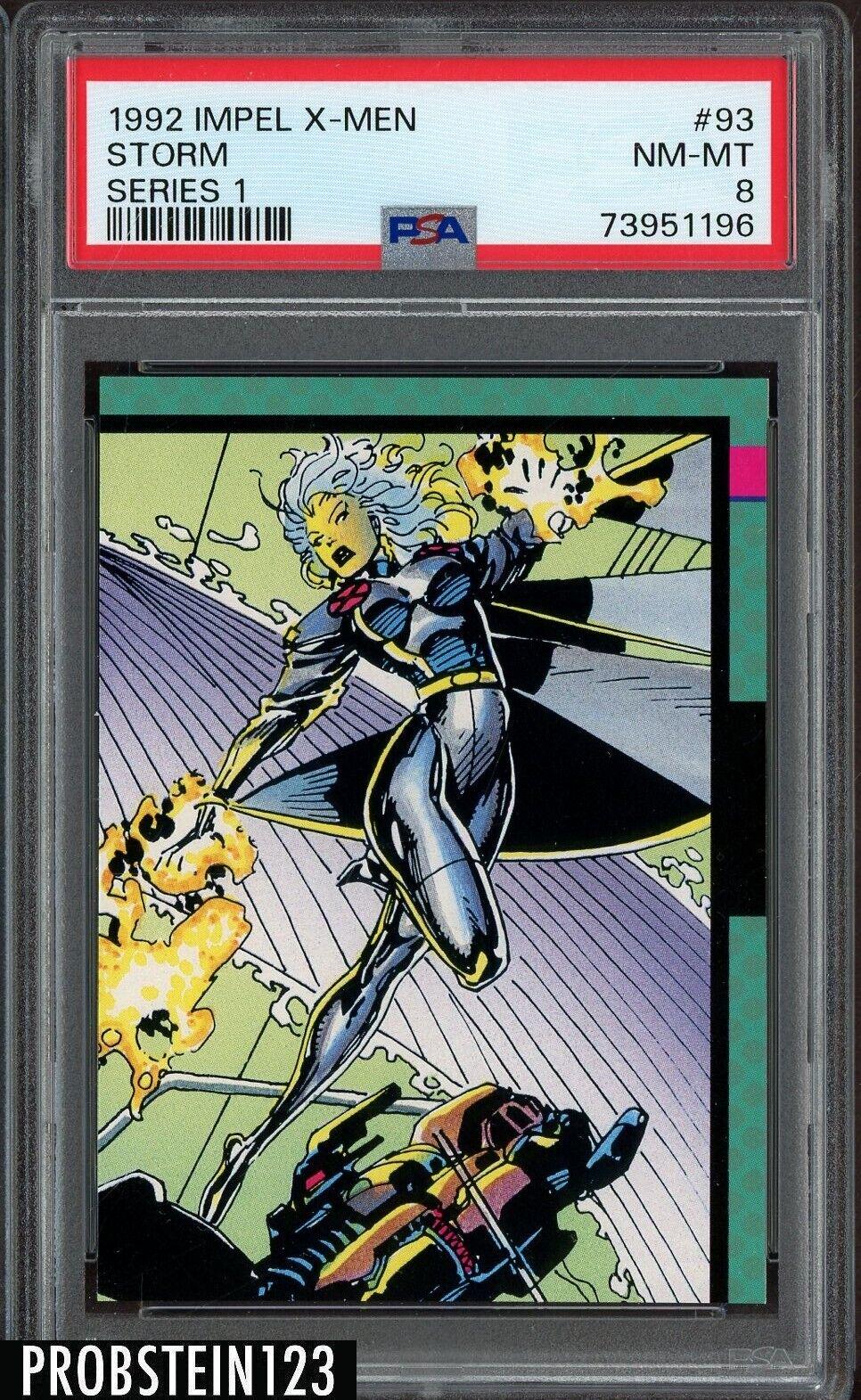 1992 X-Men Series 1 Storm #93 card