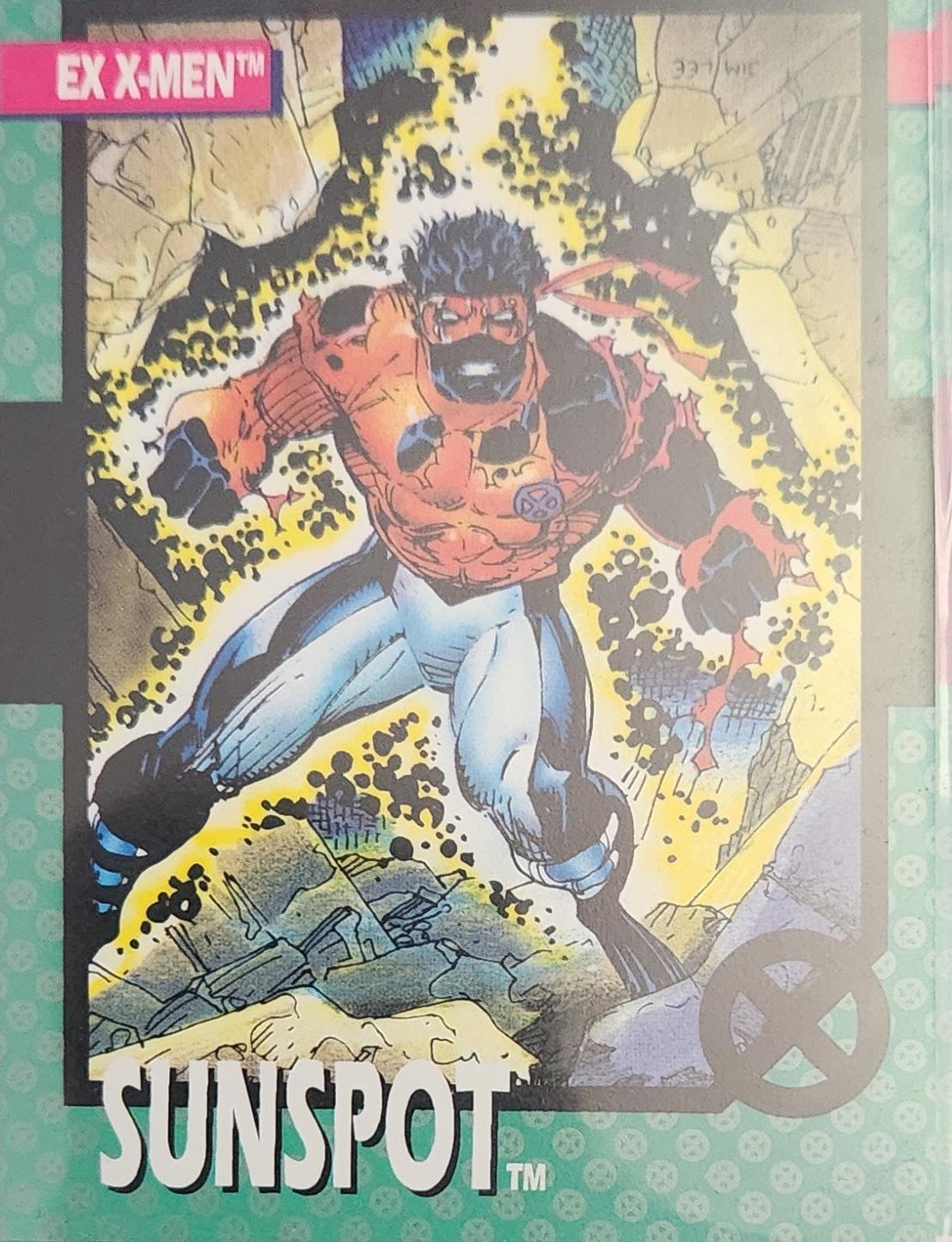 1992 X-Men Series 1 Sunspot #81 card