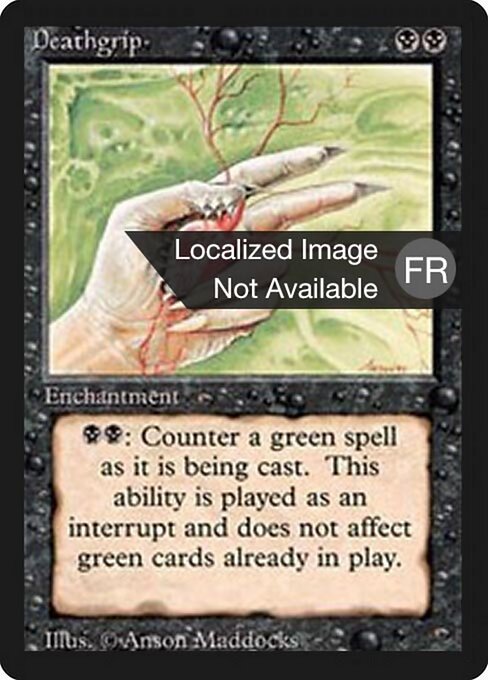 1993 Alpha Deathgrip card