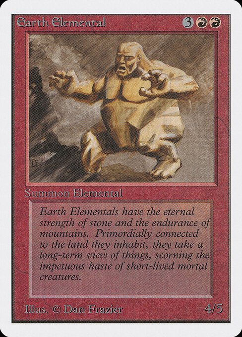 1993 Alpha Earth Elemental card