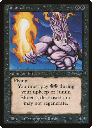 1993 Arabian Nights Junun Efreet card