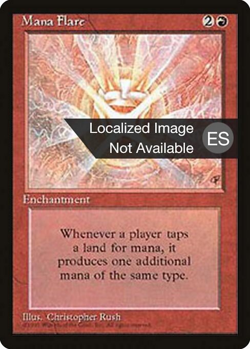 1993 Beta Mana Flare card