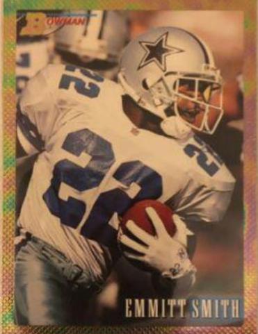 1993 Bowman Emmitt Smith [Foil] #300 card