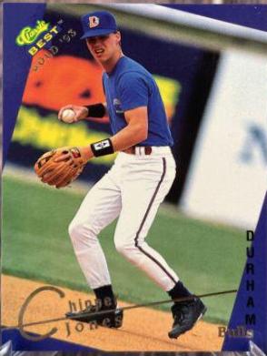1993 Classic Best Gold Chipper Jones #172 card