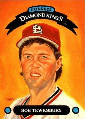 1993 Donruss Diamond Kings Bob Tewksbury #DK-22 card