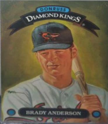 1993 Donruss Diamond Kings Brady Anderson #DK-23 card