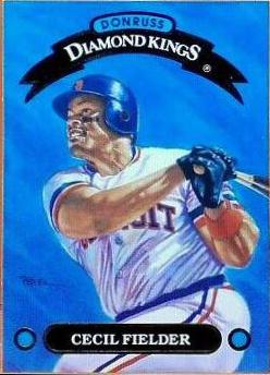 1993 Donruss Diamond Kings Cecil Fielder #DK-15 card