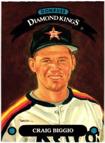 1993 Donruss Diamond Kings Craig Biggio #DK-24 card