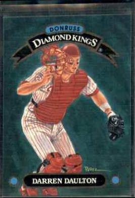 1993 Donruss Diamond Kings Darren Daulton #DK-17 card