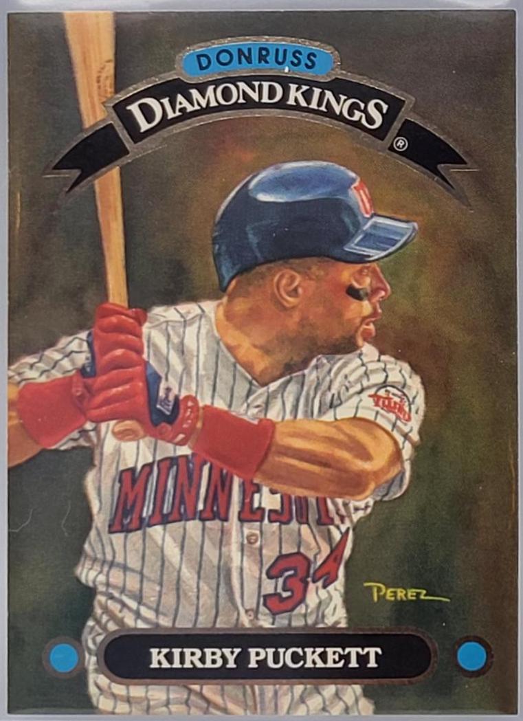 1993 Donruss Diamond Kings Kirby Puckett #DK-4 card