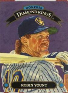 1993 Donruss Diamond Kings Robin Yount #DK-16 card
