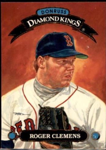1993 Donruss Diamond Kings Roger Clemens #DK-3 card