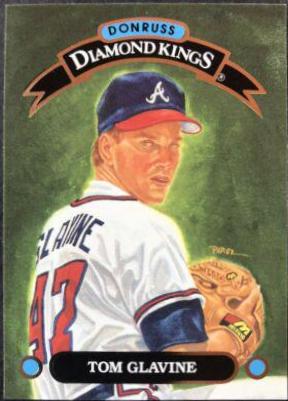 1993 Donruss Diamond Kings Tom Glavine #DK-19 card