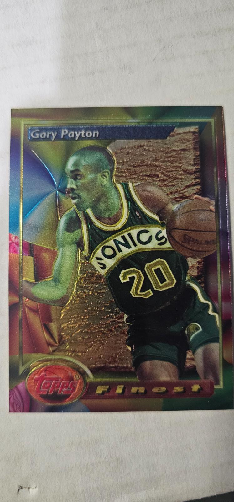 1993 Finest Gary Payton [Refractor] #140 card