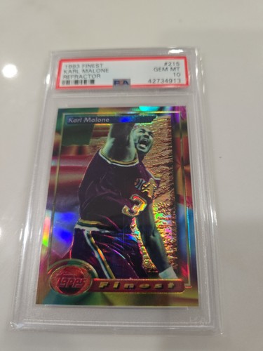 1993 Finest Karl Malone [Refractor] #215 card