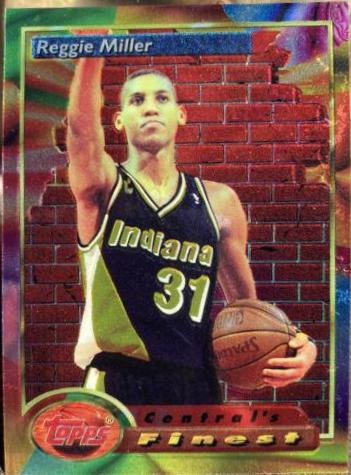 1993 Finest Reggie Miller [Refractor] #106 card