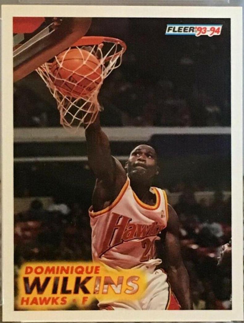 1993 Fleer Dominique Wilkins #7 card