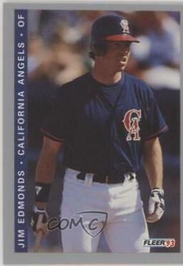 1993 Fleer Final Edition Jim Edmonds #F-181 card