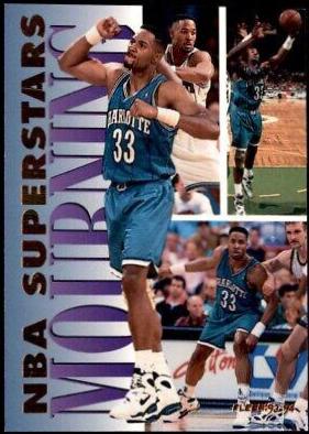 1993 Fleer NBA Superstars Alonzo Mourning #13 card