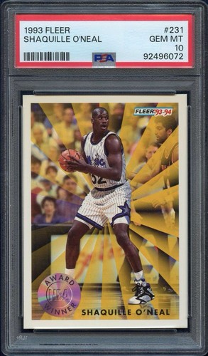 1993 Fleer Shaquille O'Neal #231 card