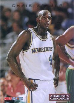 1993 Hoops Admiral's Choice Chris Webber #AC5 card