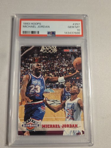 1993 Hoops Michael Jordan #257 card
