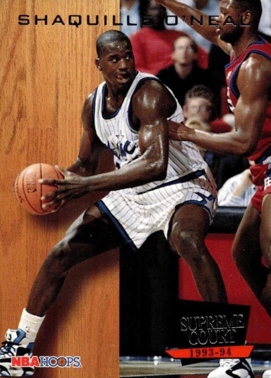 1993 Hoops Supreme Court Shaquille O’Neal #SC4 card